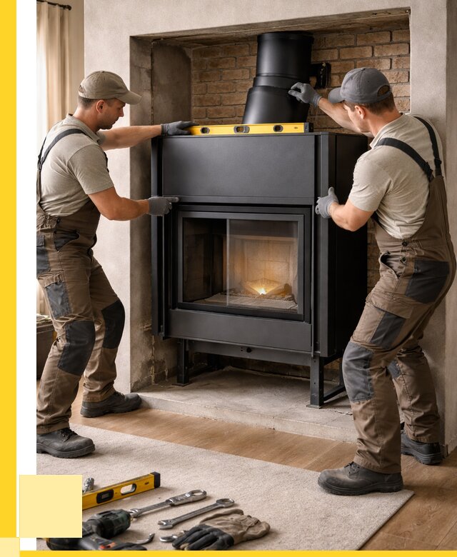 Установка каминных топок в Дагестанских Огнях под ключ от 18581 р. | ЭриданДгс