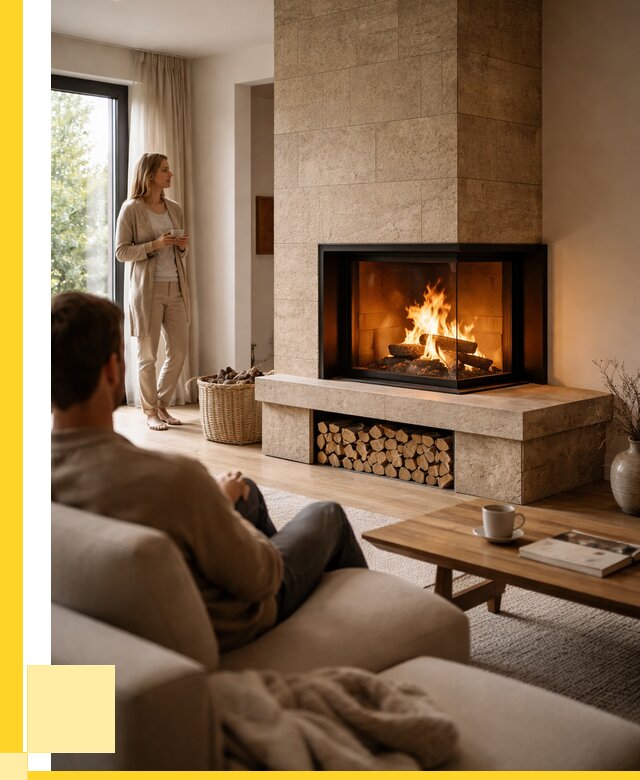 Угловые камины из кирпича установка в Дагестанских Огнях от 154845 р. ЭриданДгс