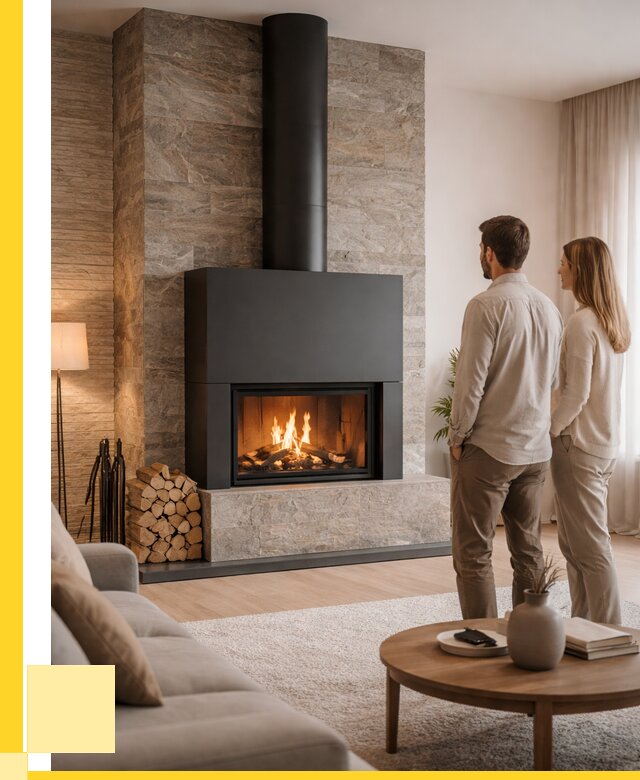 Закрытые камины под ключ в Дагестанских Огнях от 123876 р., ЭриданДгс