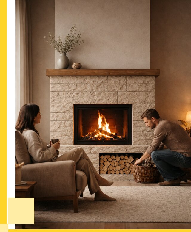 Камины для дома в Дагестанских Огнях под ключ от 154845 р. | ЭриданДгс