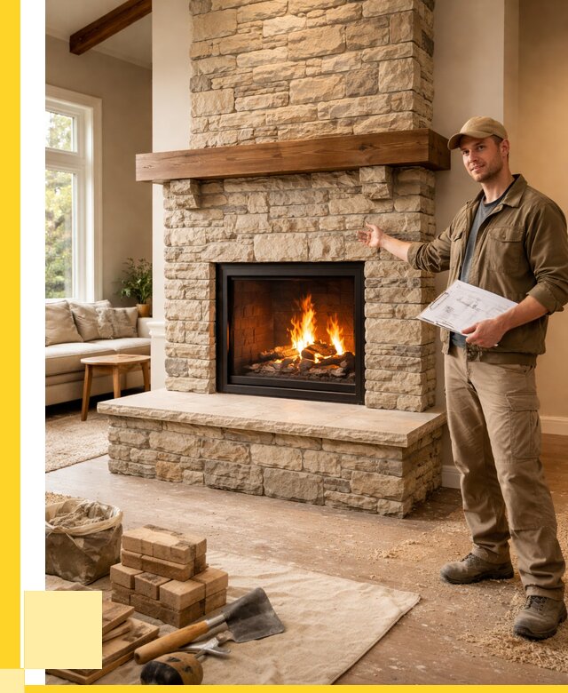 Камины под ключ в Дагестанских Огнях от 185814 р. | ЭриданДгс — установка