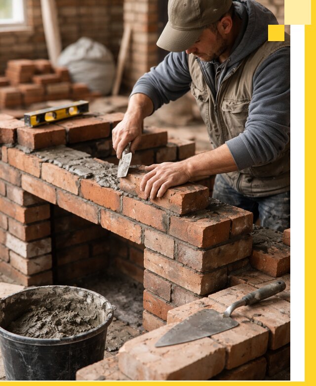 Кладка каминов под ключ в Дагестанских Огнях профессиональная отделка и монтаж