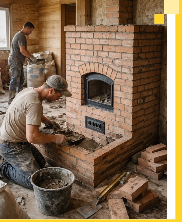 Профессиональное строительство печей в Дагестанских Огнях под ключ