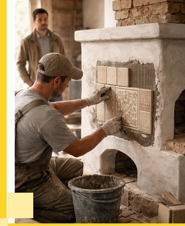 Отделка печей и банных печей в Дагестанских Огнях от 36131 р. | ЭриданДгс