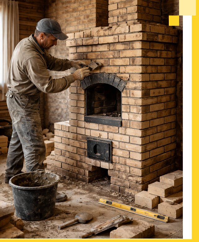 Кирпичные печи под ключ в Дагестанских Огнях: проектирование и кладка