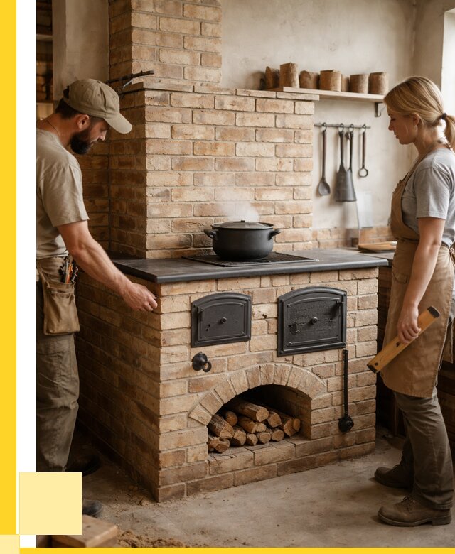 Варочно отопительные печи в Дагестанских Огнях от 92907 р. | ЭриданДгс