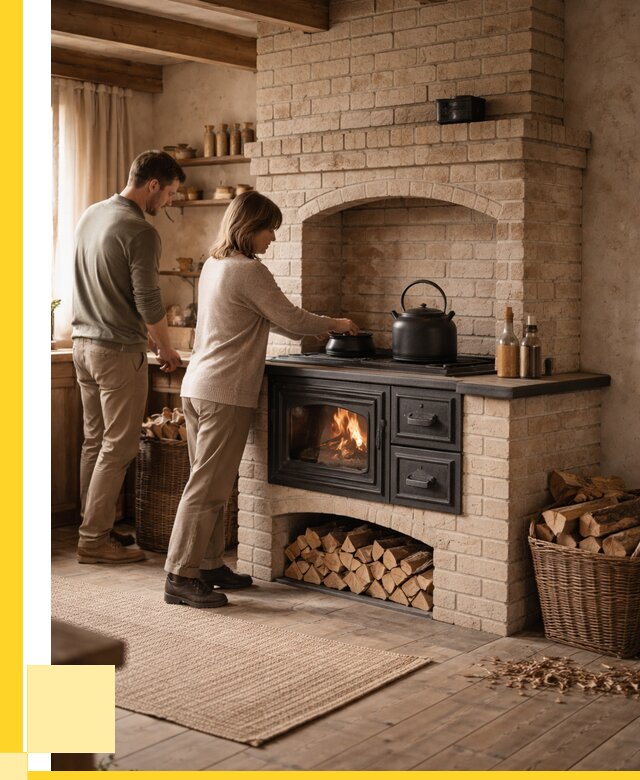 Печи с плитой в Дагестанских Огнях от 46454 р. | ЭриданДгс — кирпичная печь