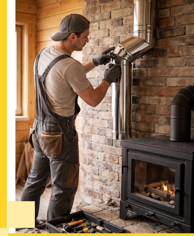 Монтаж дымоходов для печей в Дагестанских Огнях от 7742 р. | ЭриданДгс