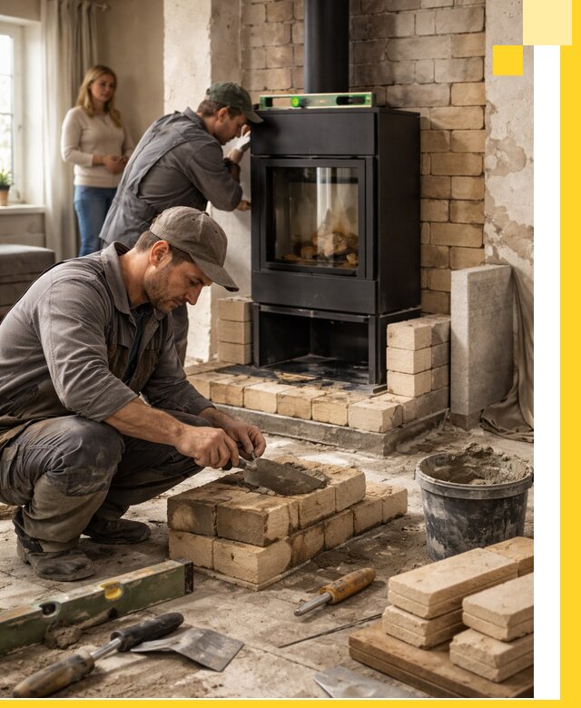 Печи и камины под ключ: проект, установка в Дагестанских Огнях