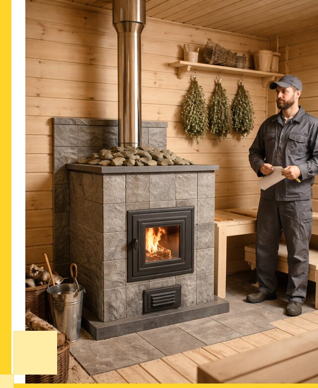 Печи для бани под ключ в Дагестанских Огнях от 123876 р. | ЭриданДгс