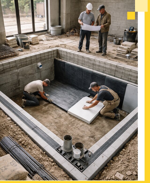 Проекты частных и общественных бассейнов под ключ в Дагестанских Огнях