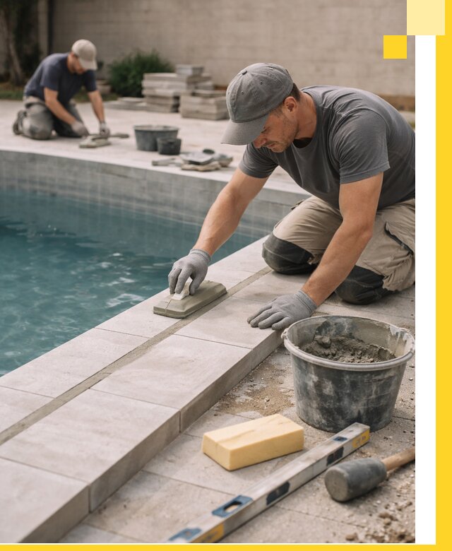 Отделка бассейнов в Дагестанских Огнях: декоративная отделка и гидроизоляция