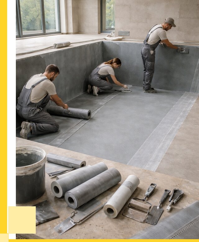 Гидроизоляция бассейнов в Дагестанских Огнях от 2065 р., ЭриданДгс