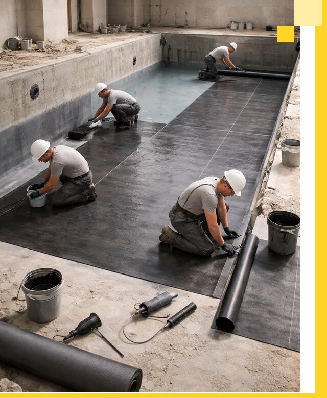 Профессиональная гидроизоляция бассейнов и чаш в Дагестанских Огнях под ключ