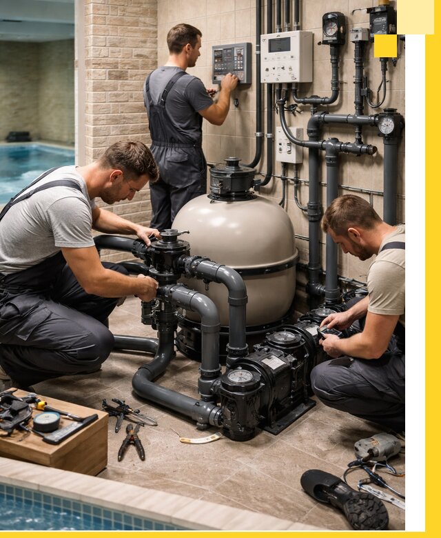 Комплексное оборудование для бассейнов под ключ в Дагестанских Огнях