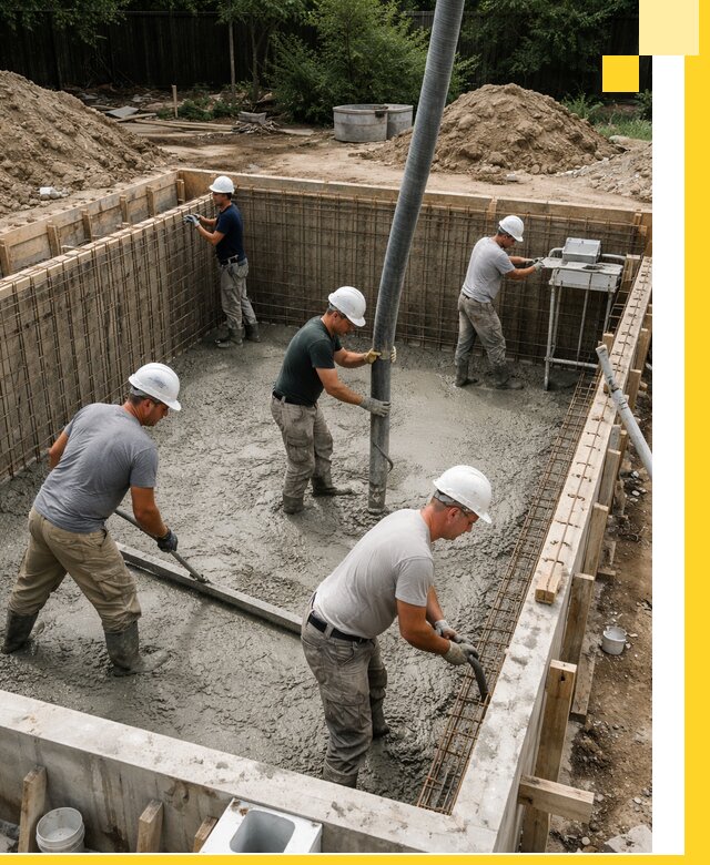 Строительство бетонных бассейнов под ключ в Дагестанских Огнях