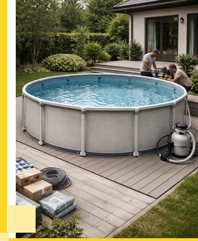 Купить каркасные бассейны в Дагестанских Огнях от 46454 р. | ЭриданДгс