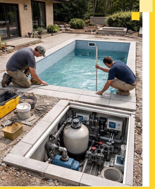 Строительство качественных домашних бассейнов под ключ в Дагестанских Огнях