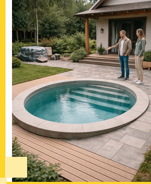 Бассейн на даче под ключ в Дагестанских Огнях от 206460 р., ЭриданДгс