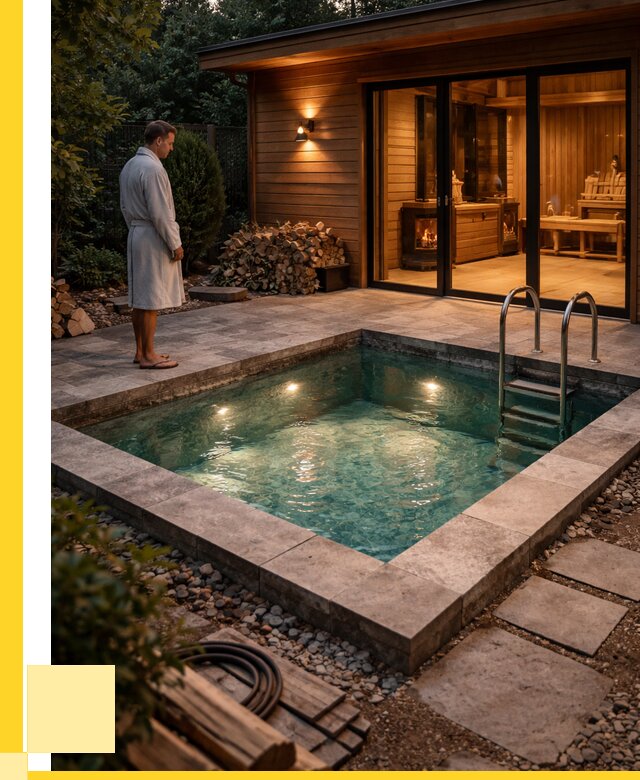 Бани с бассейном под ключ в Дагестанских Огнях от 98069 р. | ЭриданДгс