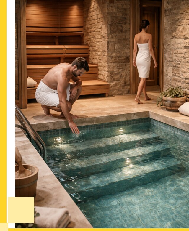 Сауна с бассейном под ключ в Дагестанских Огнях от 123876 р., ЭриданДгс