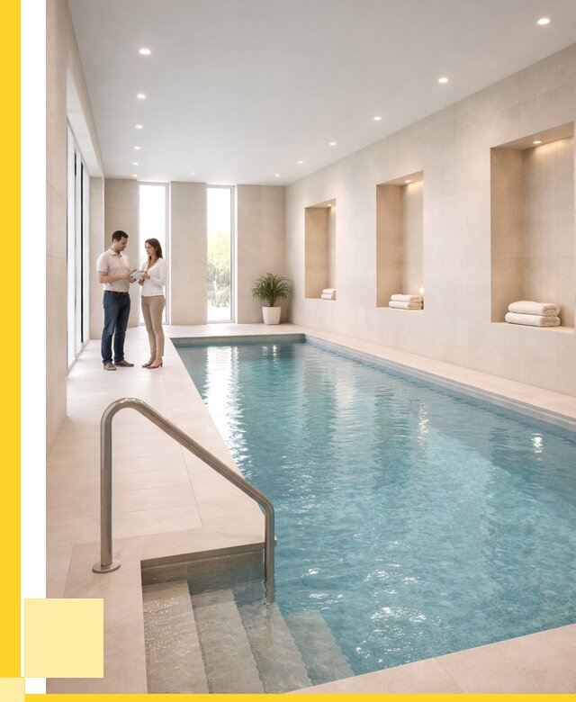 Бассейны в помещении под ключ в Дагестанских Огнях от 1548450 р. | ЭриданДгс