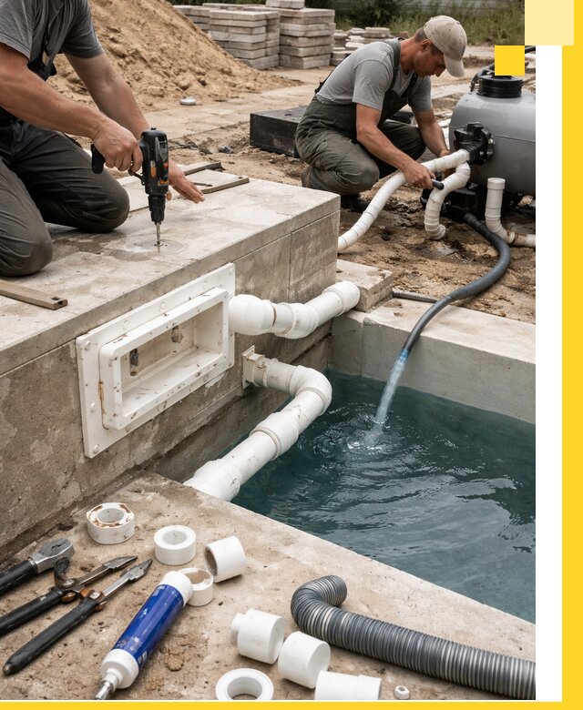 Строительство скиммерных бассейнов под ключ в Дагестанских Огнях