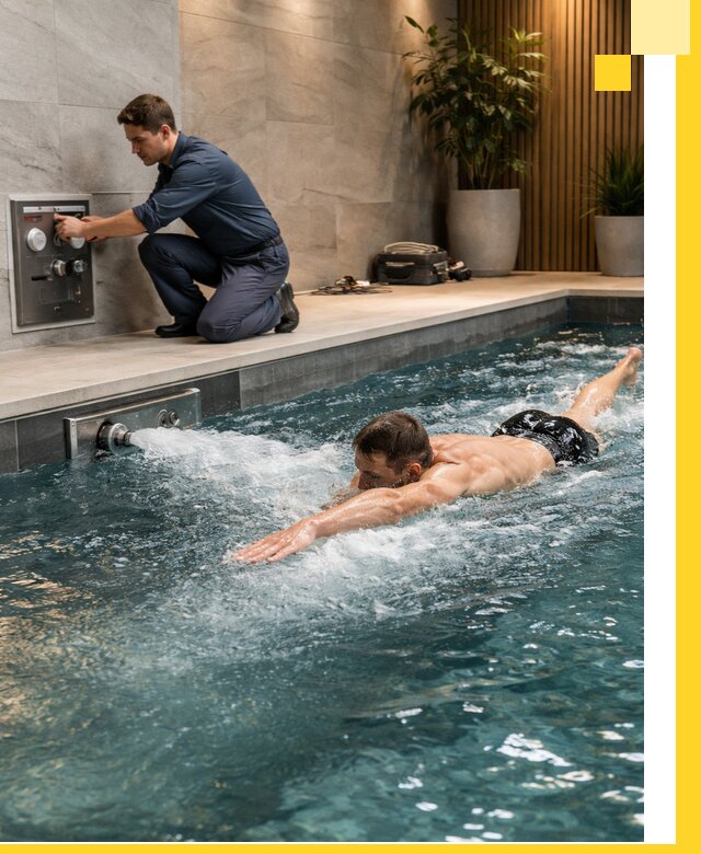 Проектирование и монтаж бассейнов с противотоком в Дагестанских Огнях