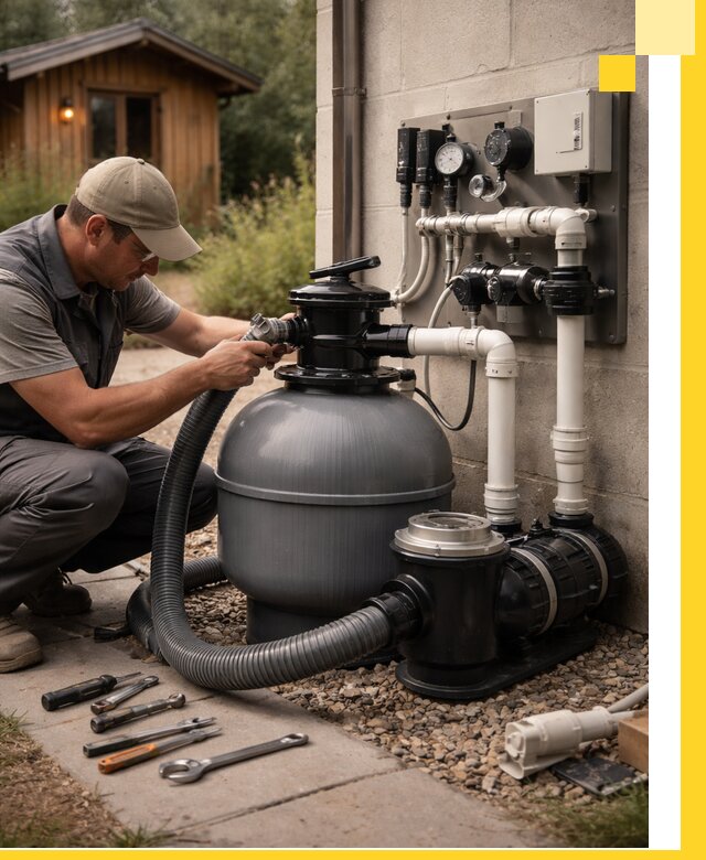 Продажа и монтаж фильтров и насосов для бассейнов в Дагестанских Огнях