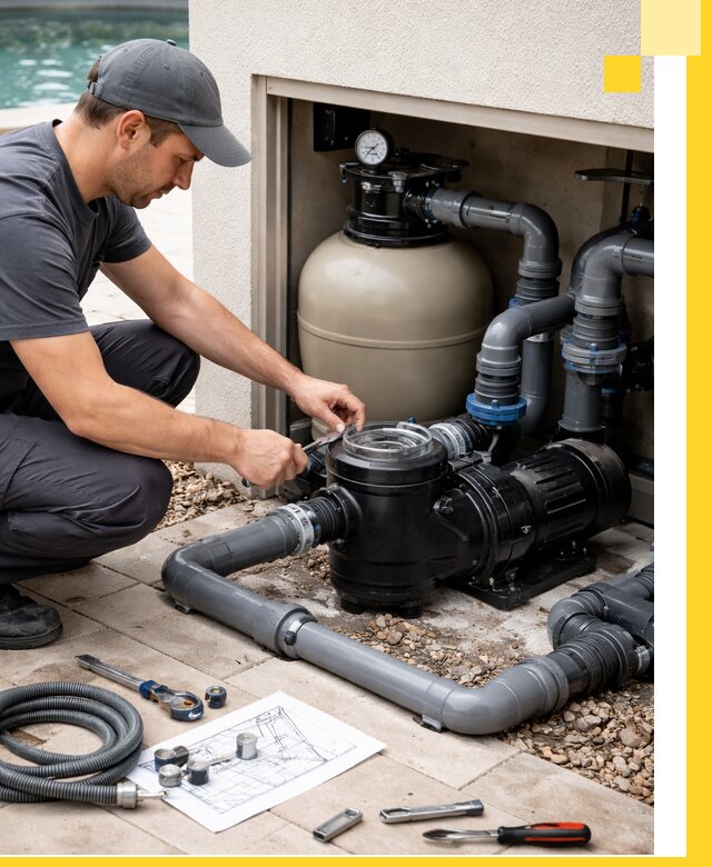 Поставка, монтаж и сервис насосов для бассейнов в Дагестанских Огнях