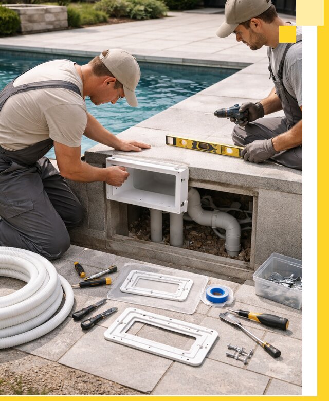 Поставка и установка скиммеров для бассейнов в Дагестанских Огнях