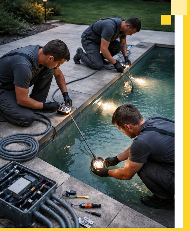 Профессиональное освещение бассейнов в Дагестанских Огнях: дизайн и монтаж