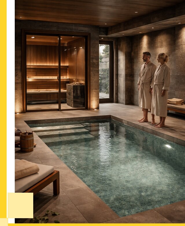 Сауна с большим бассейном в Дагестанских Огнях от 1238760 р. ЭриданДгс