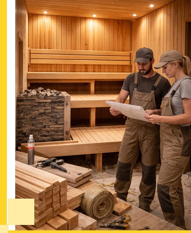 Строительство саун в Дагестанских Огнях под ключ от 258075 р., ЭриданДгс