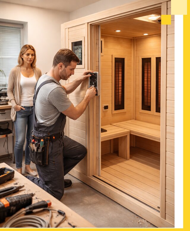 Инфракрасные сауны под ключ в Дагестанских Огнях продажа и установка