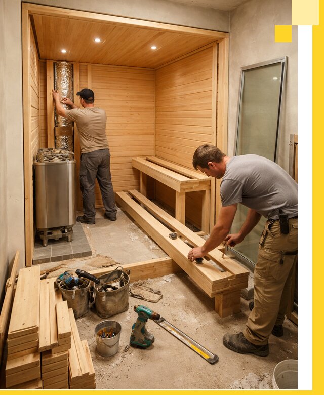 Проектирование и установка домашних саун под ключ в Дагестанских Огнях