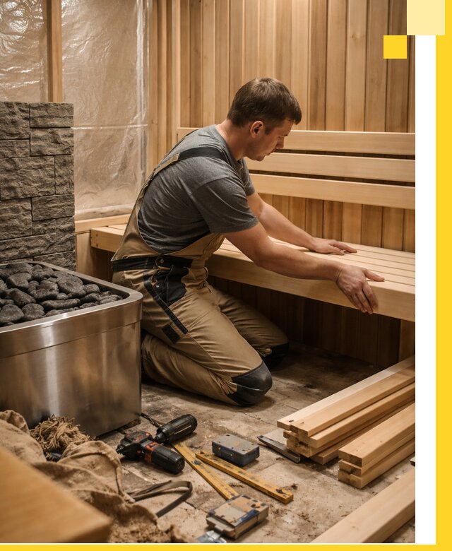 Сауны для дома под ключ с проектированием и монтажом в Дагестанских Огнях