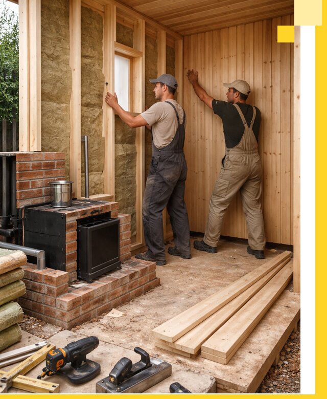 Строительство и установка дачных саун под ключ в Дагестанских Огнях