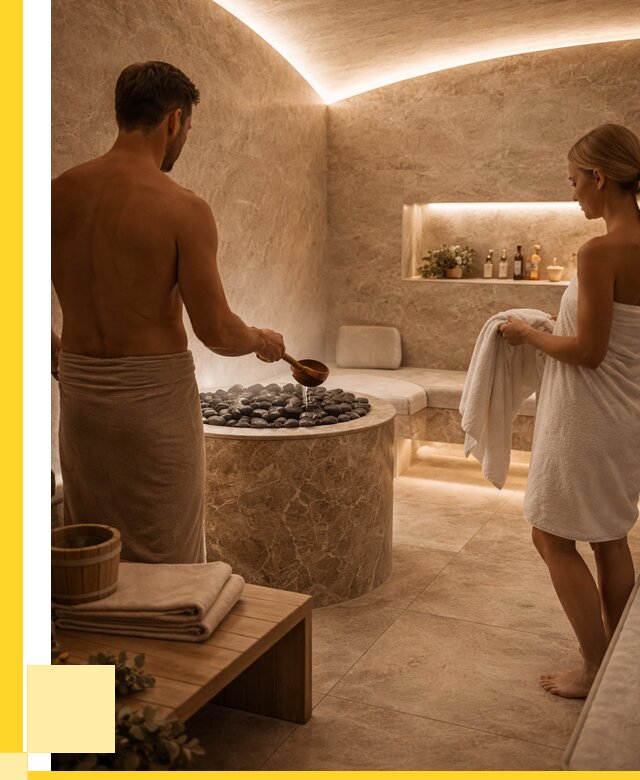 Сауны с хамамом в Дагестанских Огнях от 361305 р. – проекты и монтаж | ЭриданДгс