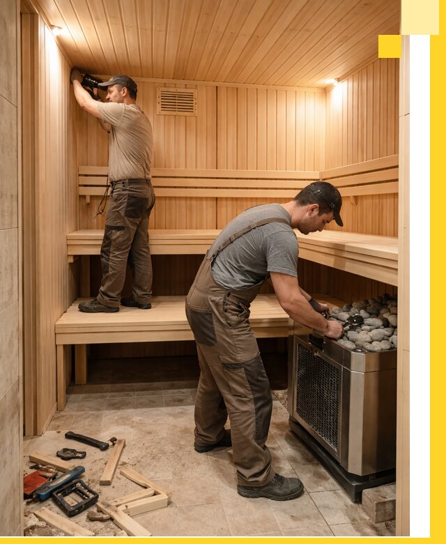 Купить сауну под ключ в Дагестанских Огнях с монтажом и гарантией