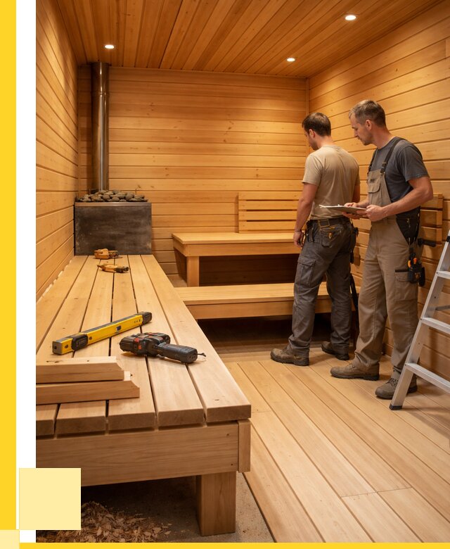 Отделка бань и саун в Дагестанских Огнях по цене от 4645 р. | ЭриданДгс