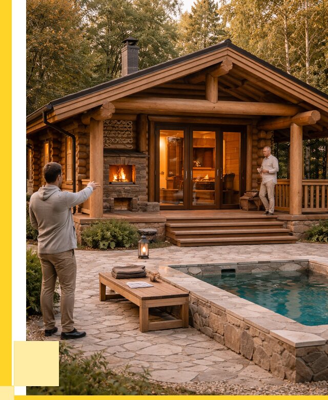 Проекты бань и хамам в Дагестанских Огнях от 25808 р. | ЭриданДгс