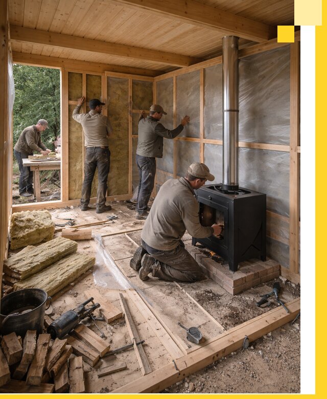 Профессиональный монтаж бань под ключ в Дагестанских Огнях для дома