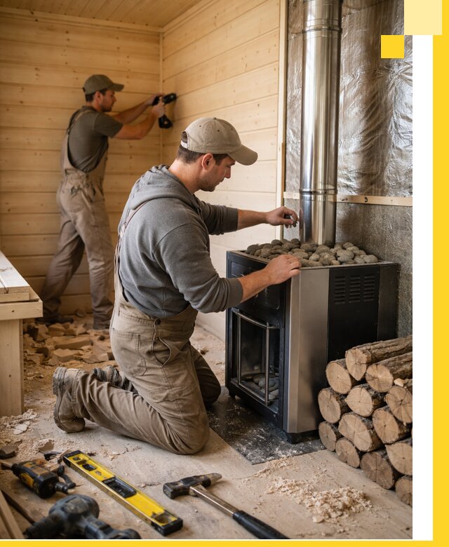 Строительство деревянных бань под ключ в Дагестанских Огнях проекты и монтаж