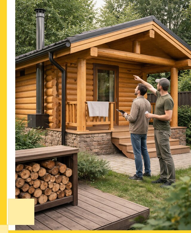 Бани для дачи под ключ в Дагестанских Огнях от 258075 р. | ЭриданДгс