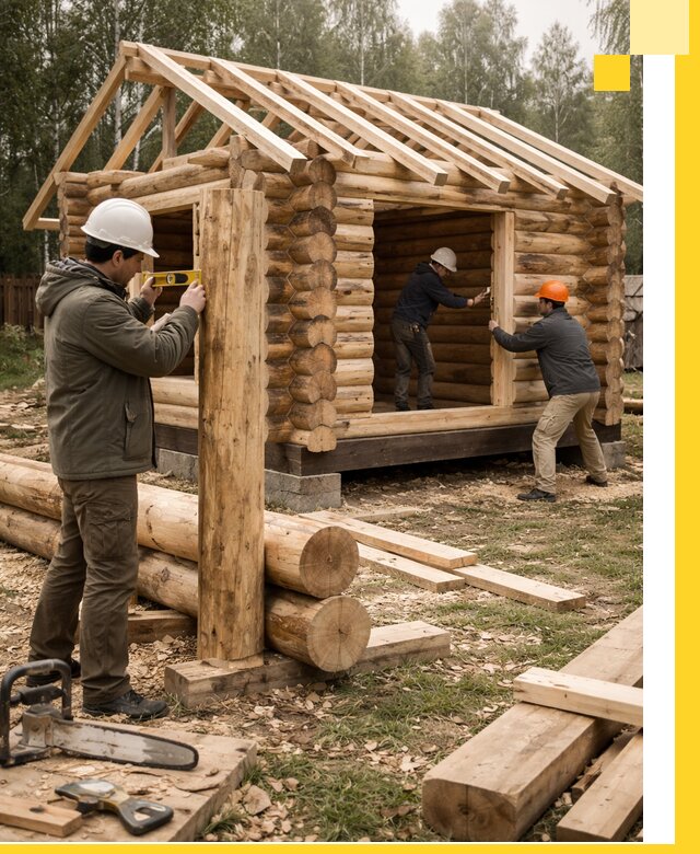 Строительство бань для дачи под ключ в Дагестанских Огнях с доставкой и монтажом