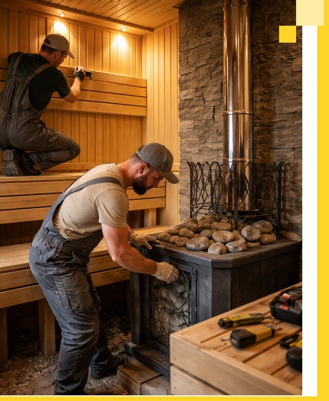 Комплексный дизайн бань, саун и зон отдыха в Дагестанских Огнях