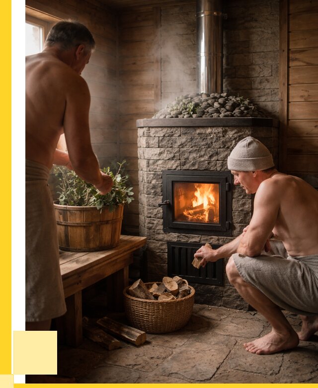 Банные печи под ключ в Дагестанских Огнях от 46454 р. | ЭриданДгс кирпичная