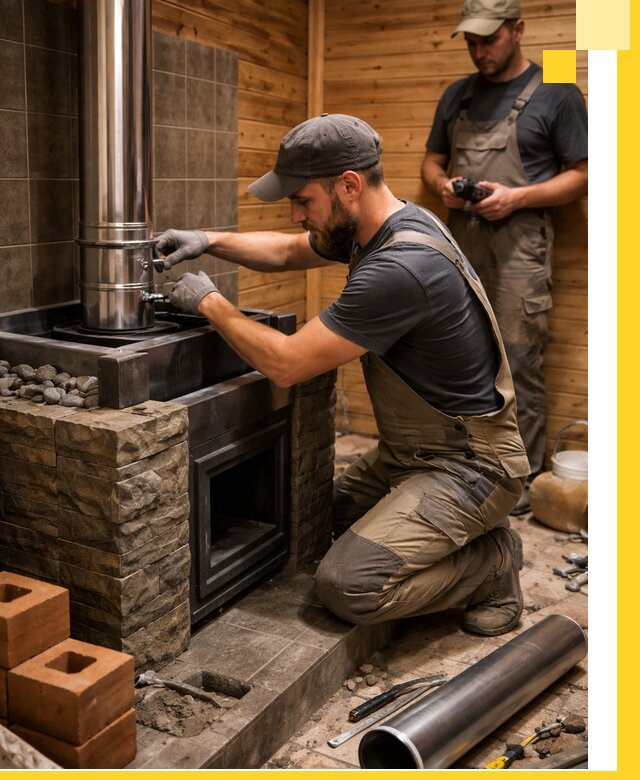 Изготовление и установка банных печей под ключ в Дагестанских Огнях