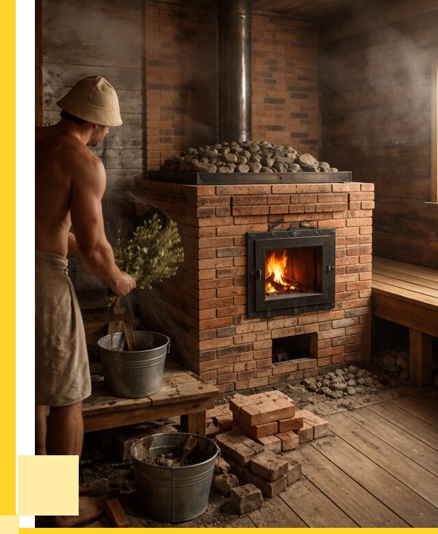 Кирпичные банные печи в Дагестанских Огнях от 92907 р. | ЭриданДгс